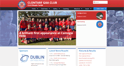 Desktop Screenshot of clontarfgaa.com